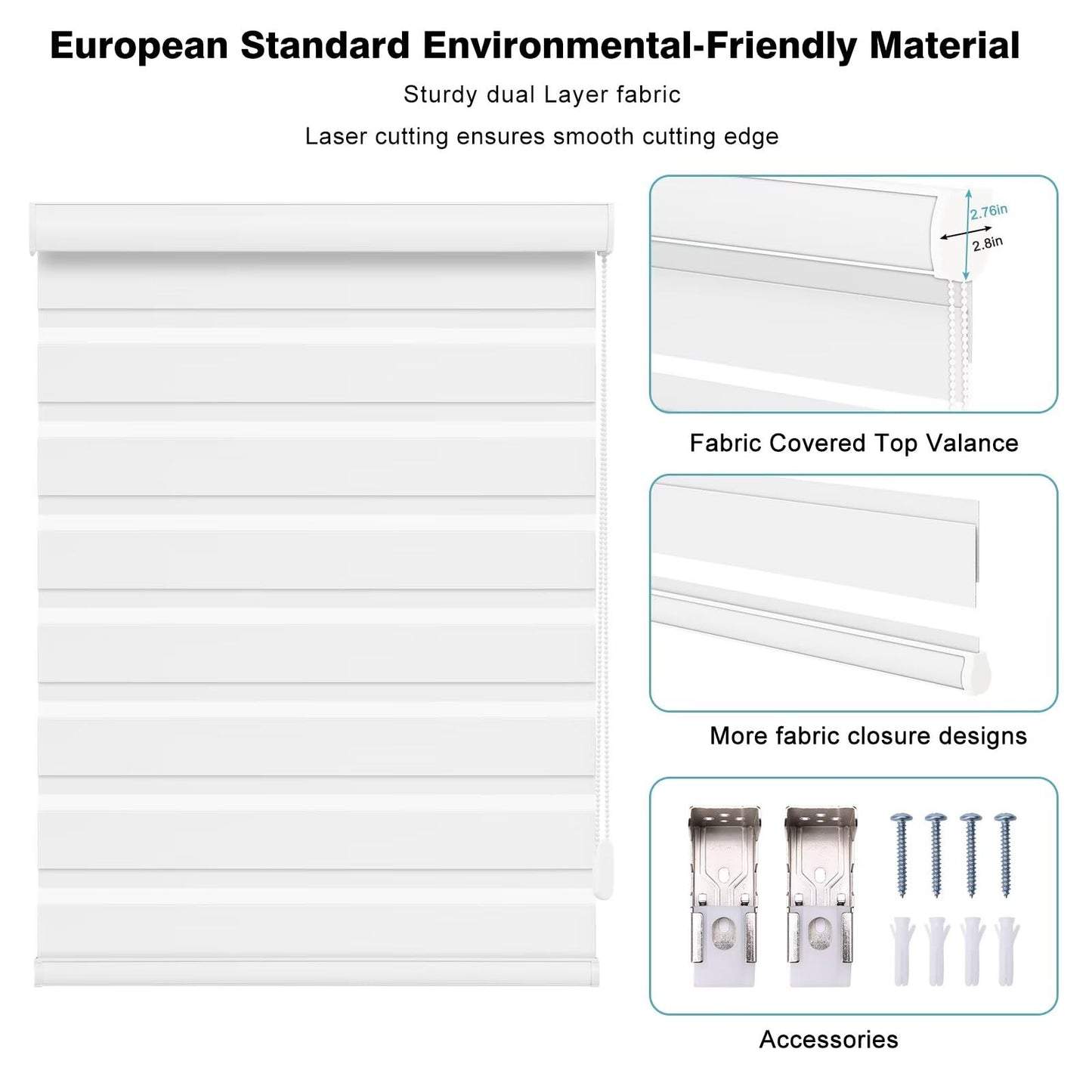 Custom Corded Blackout Zebra Roller Shades