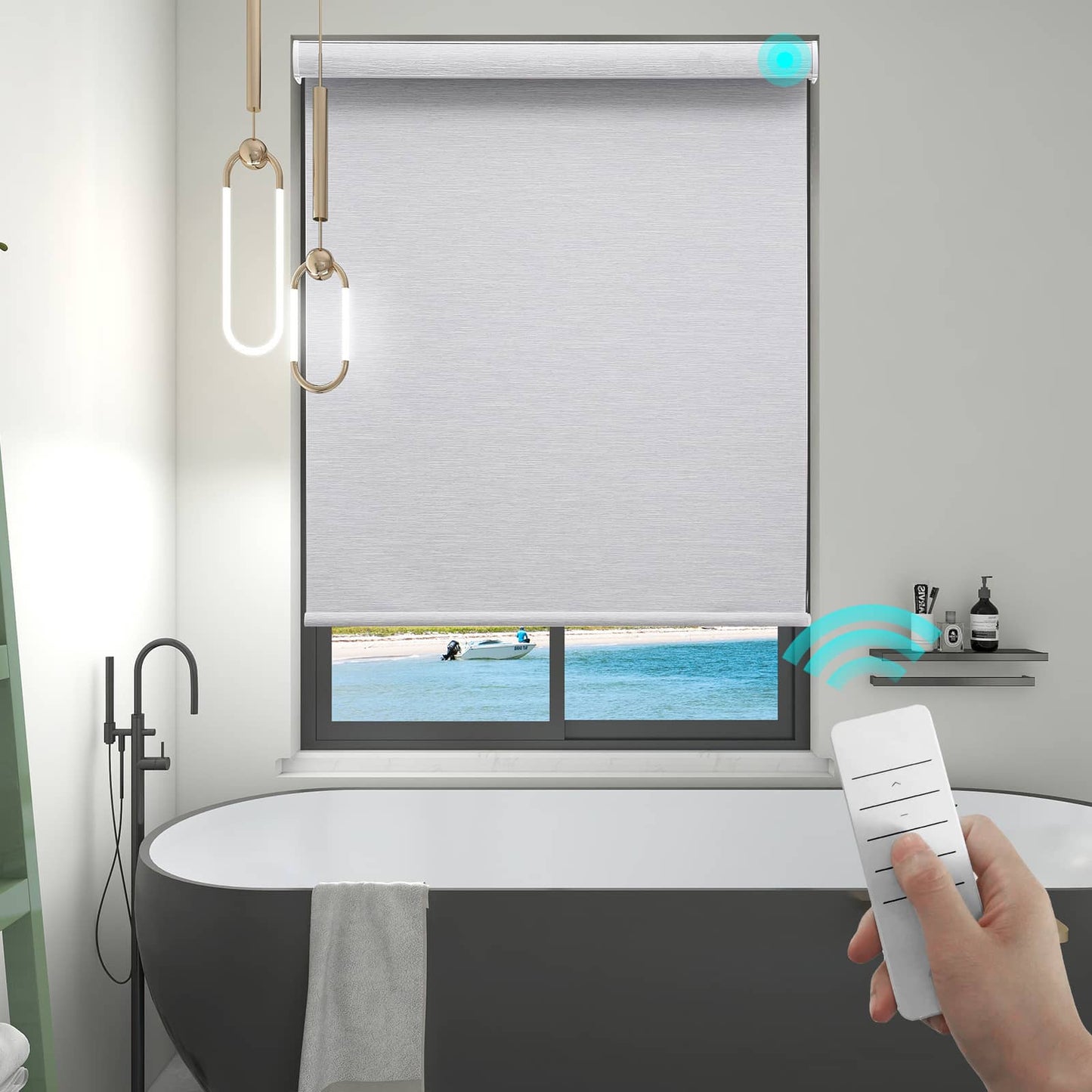 Motorized Blackout Roller Shades
