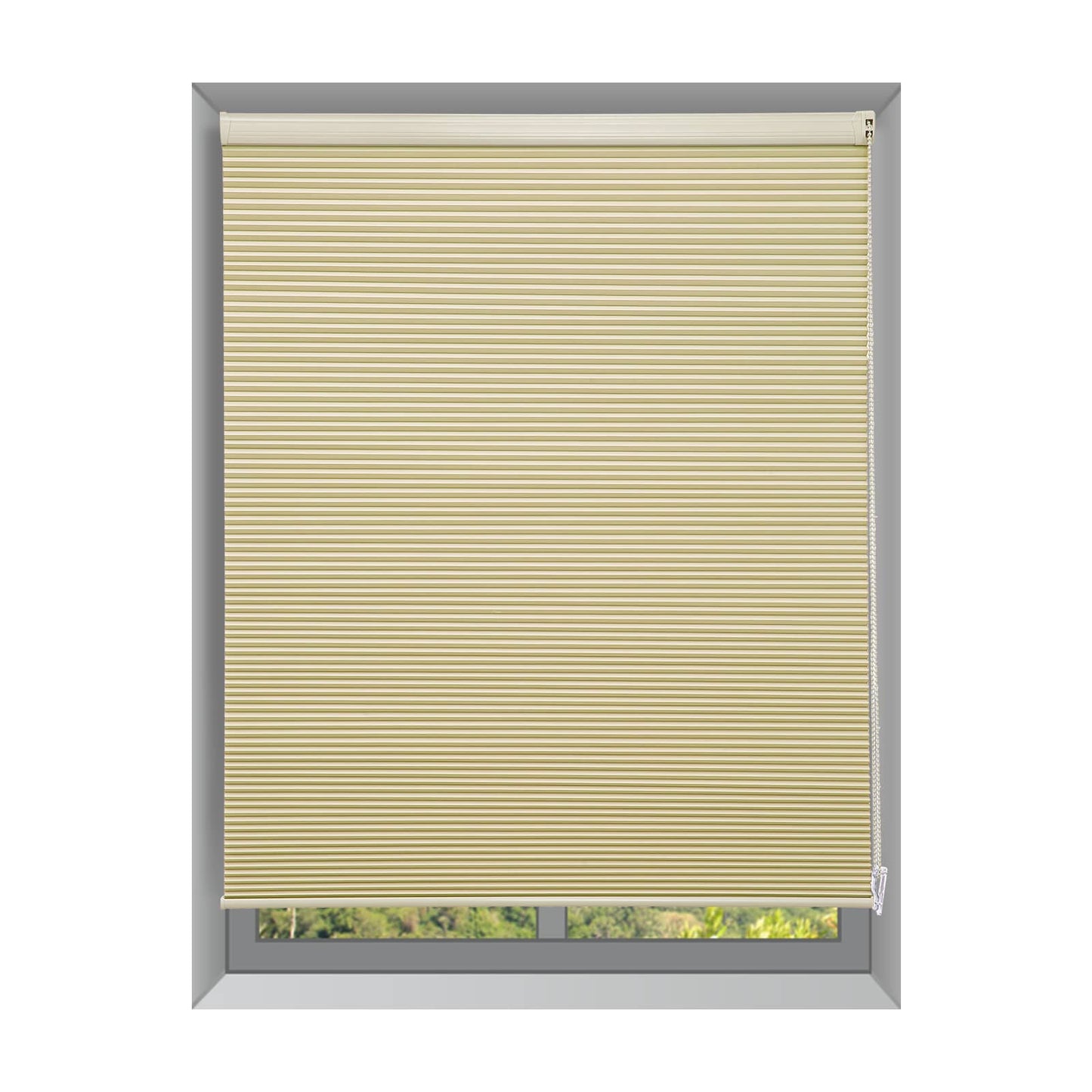 Custom 1 Inch Corded Blackout Cellular Shades