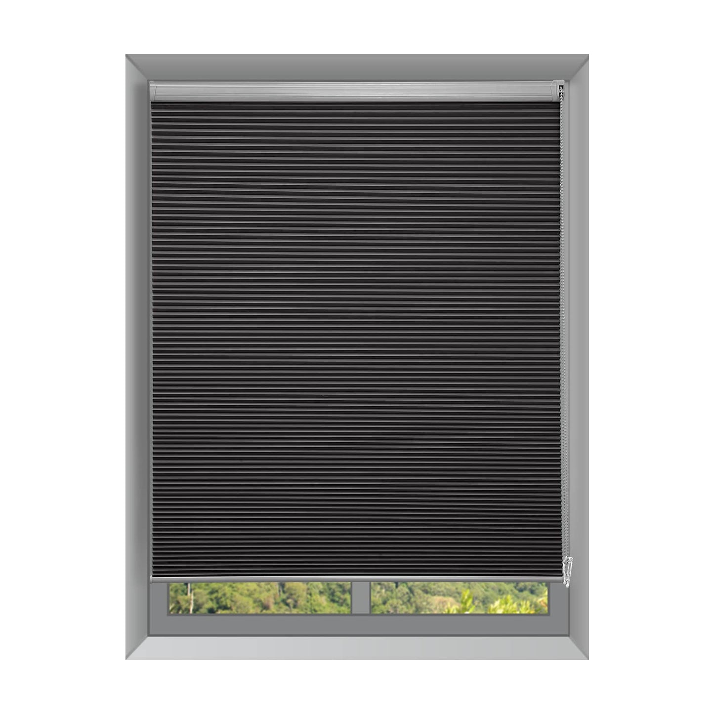Custom 1 Inch Corded Blackout Cellular Shades