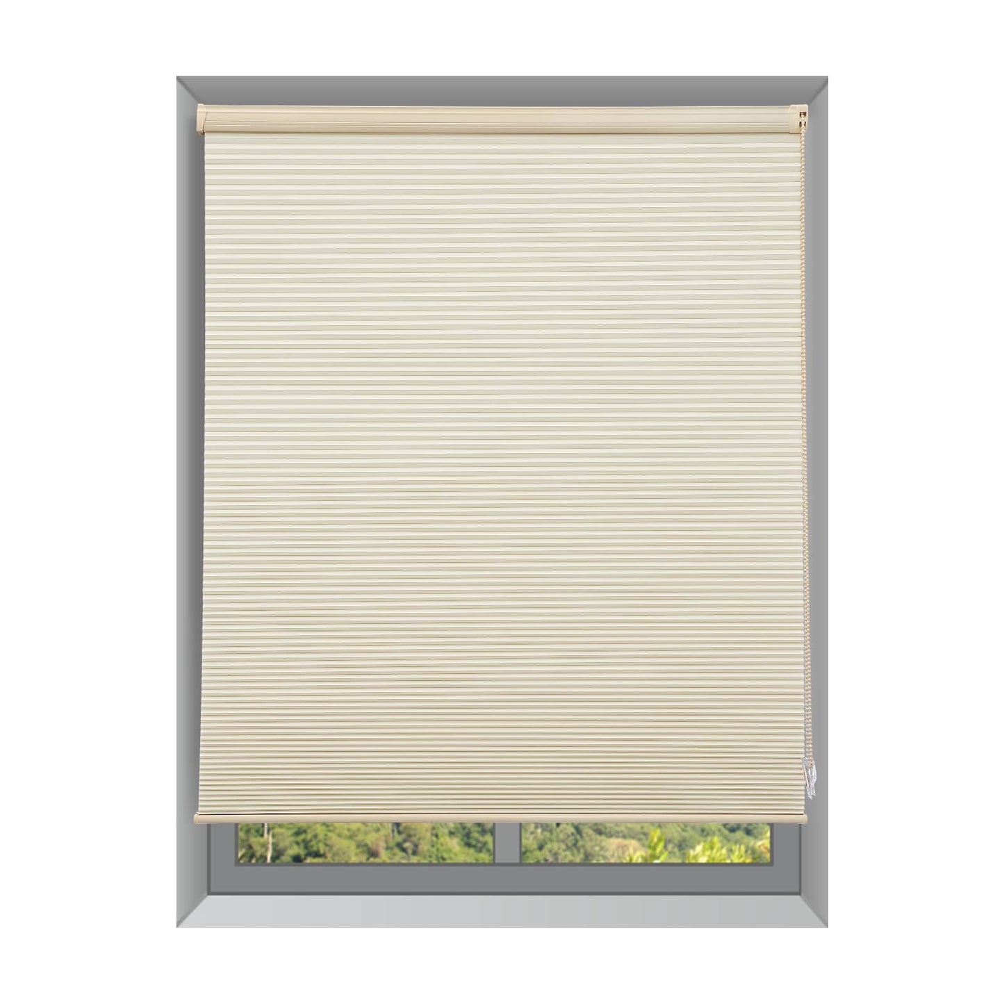 Custom 1 Inch Corded Blackout Cellular Shades