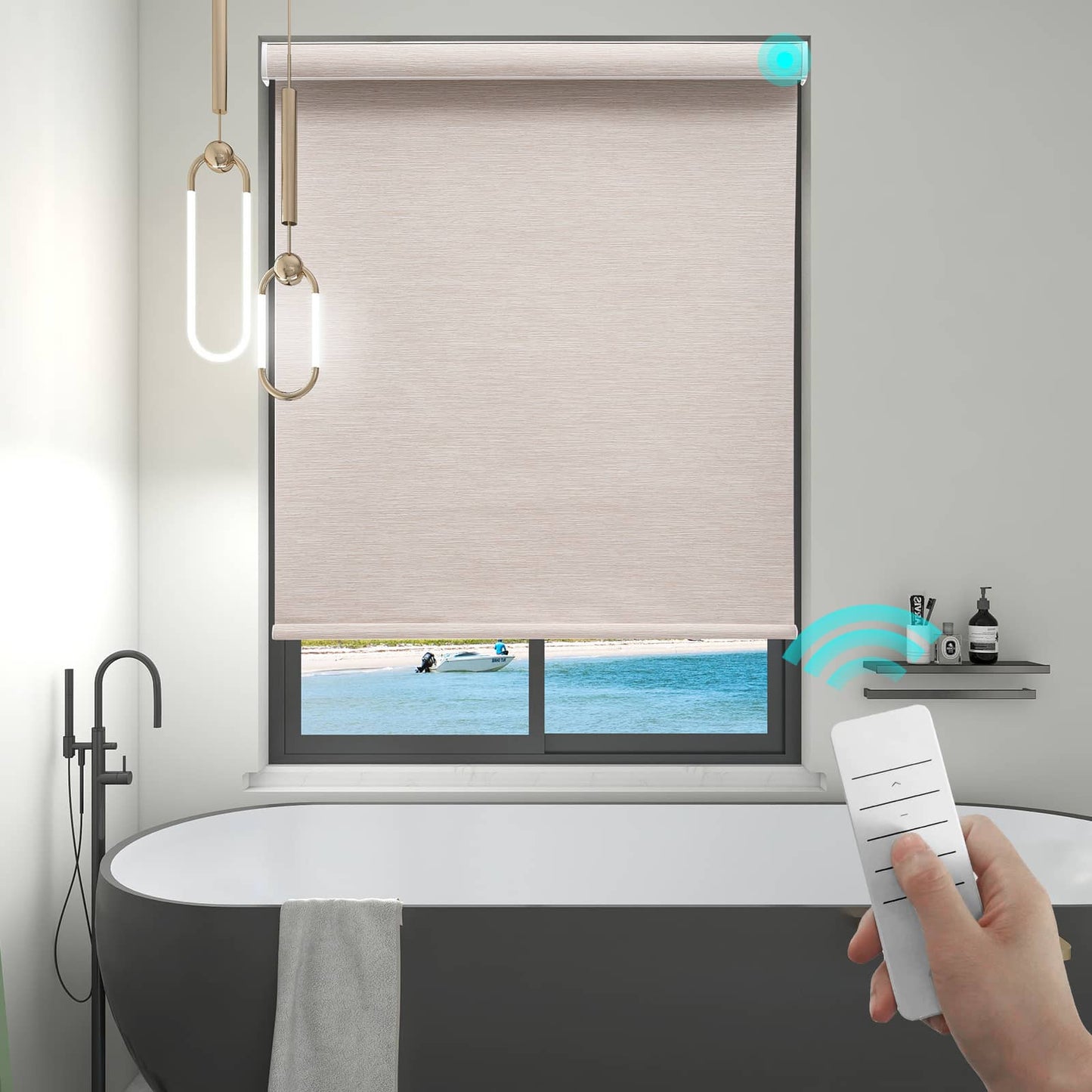 Motorized Blackout Roller Shades