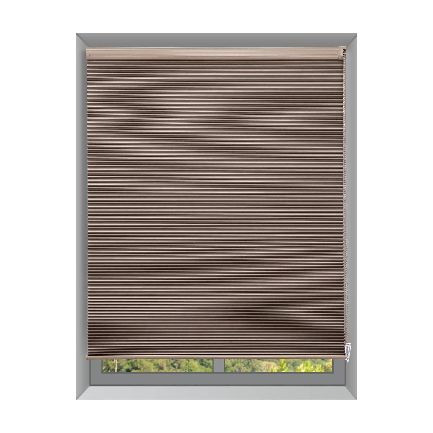 Custom 1 Inch Corded Blackout Cellular Shades