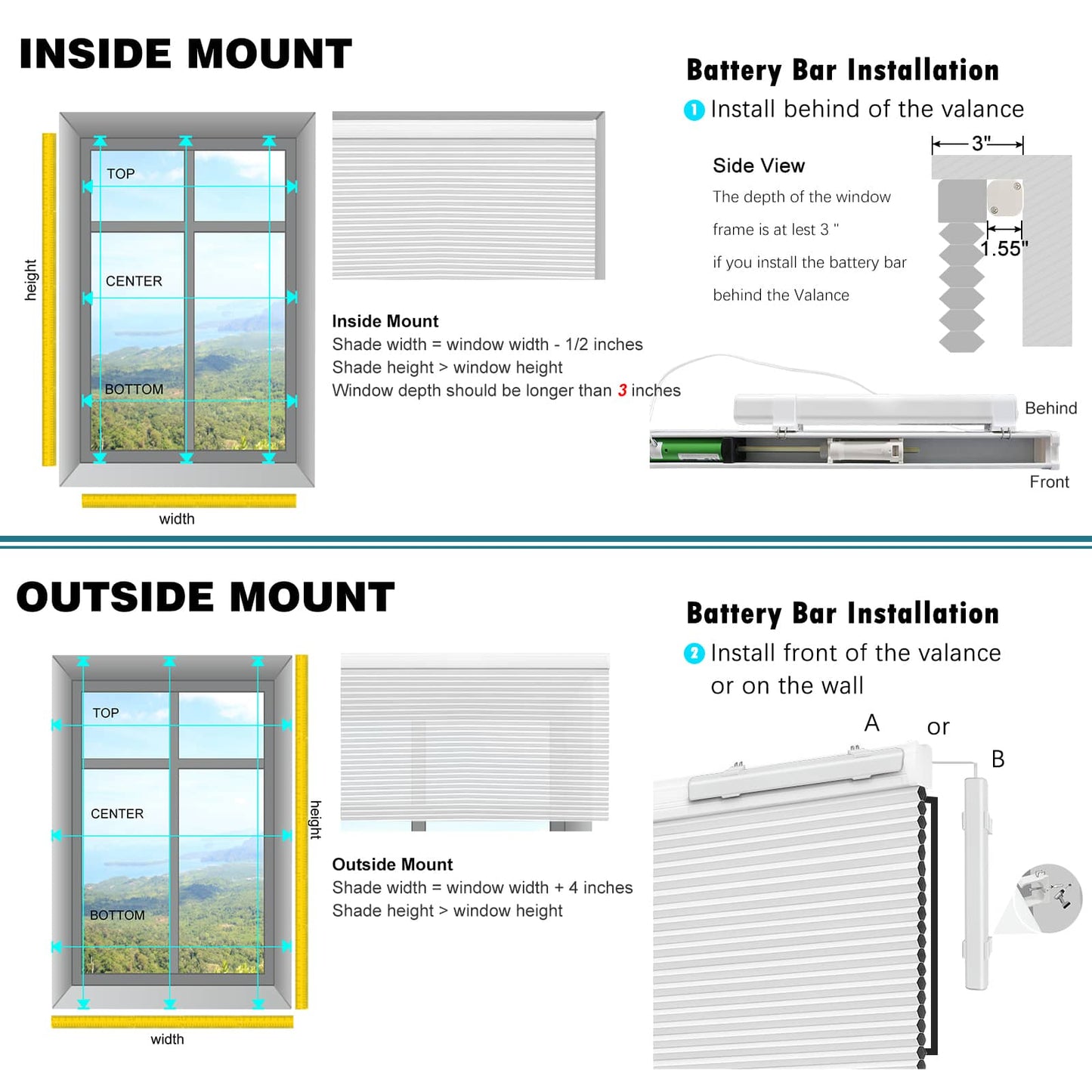 Motorized Blackout Cellular Shades