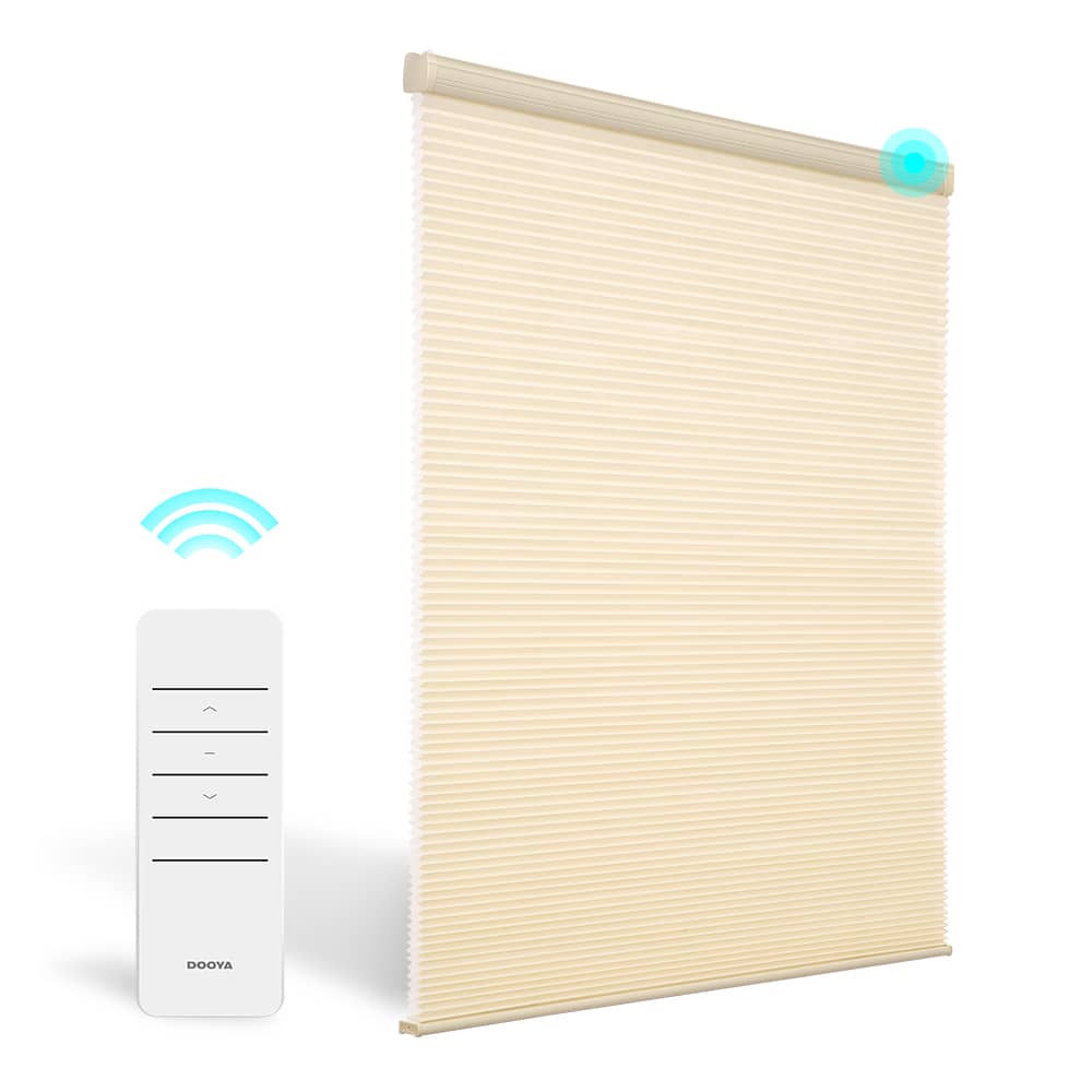 Motorized Light Filtering Cellular Shades