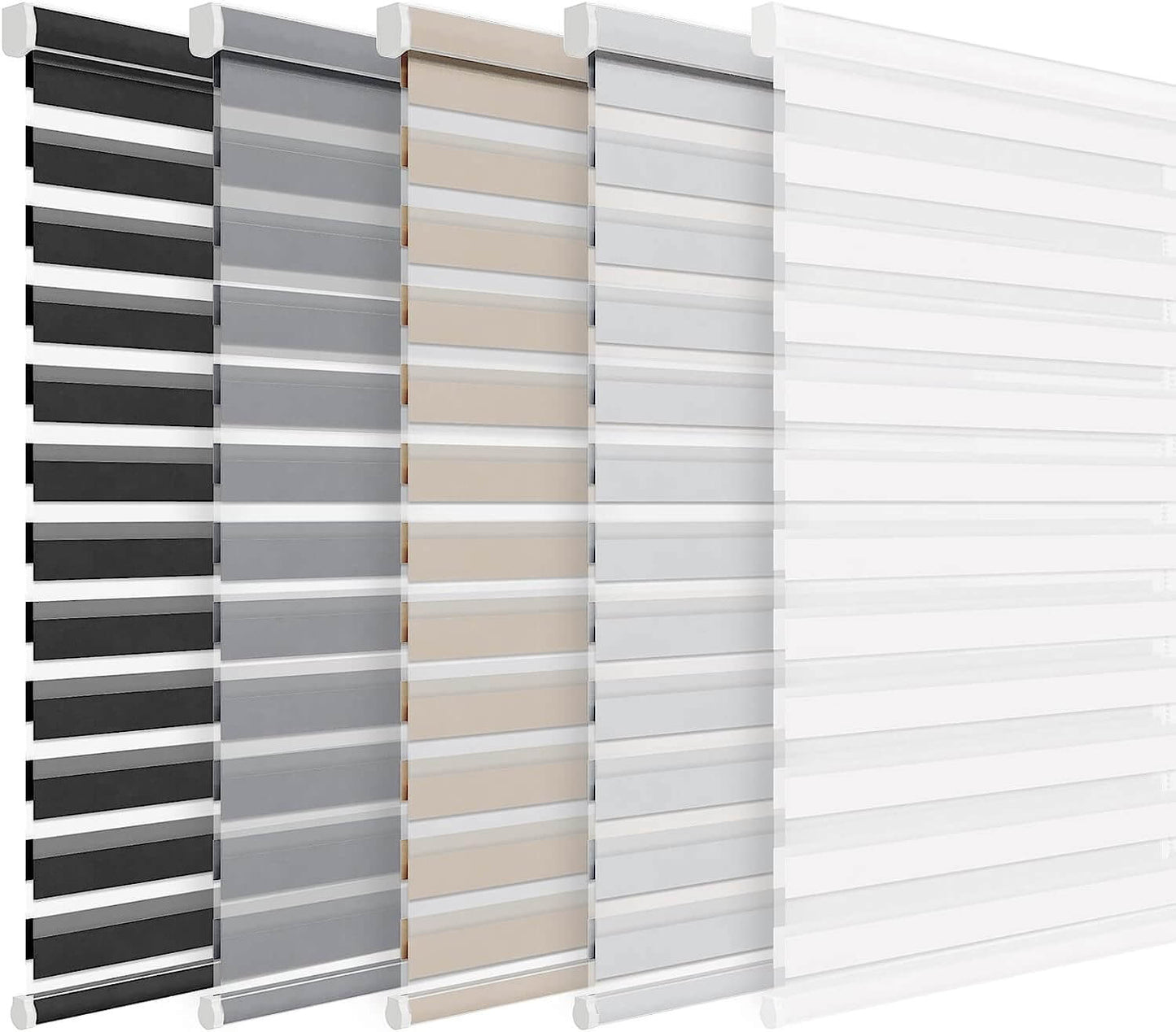 Changshade Blackout & Light Filtering Zebra Roller Blinds Fabric Samples