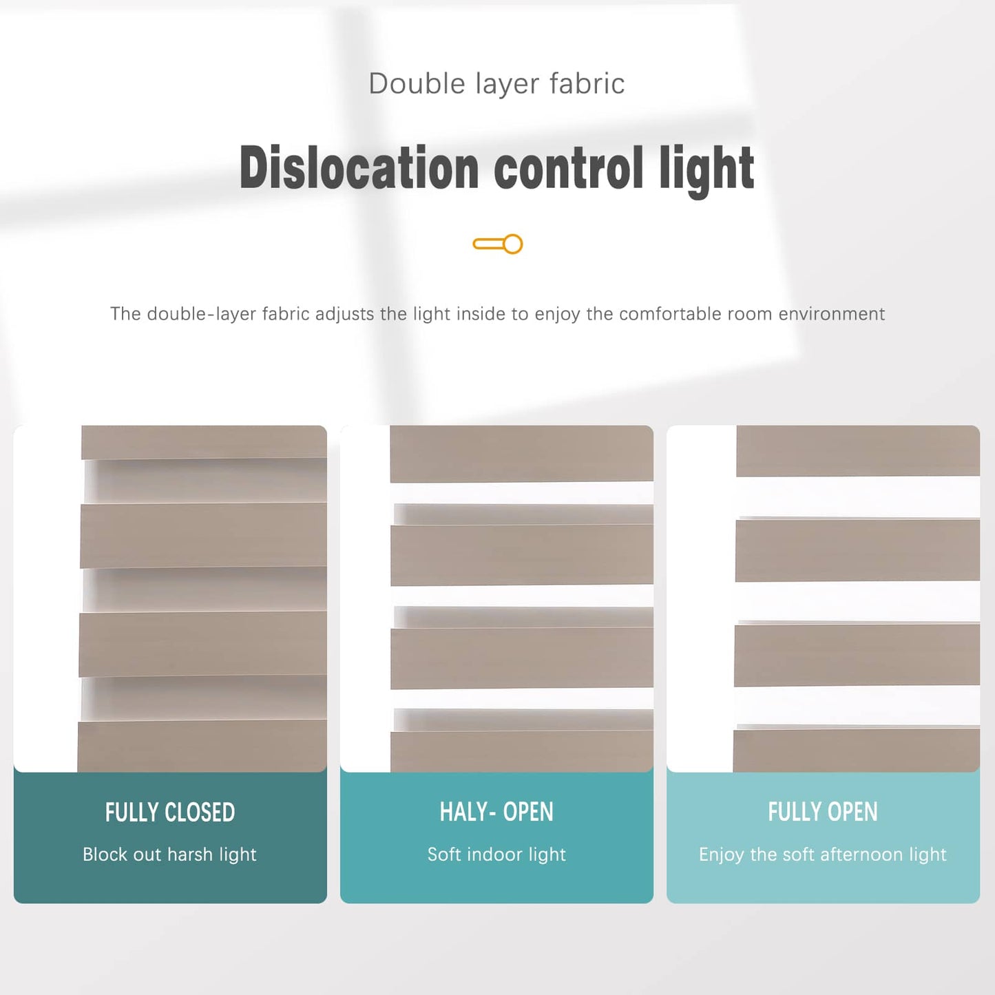 Motorized Blackout Zebra Roller Shades