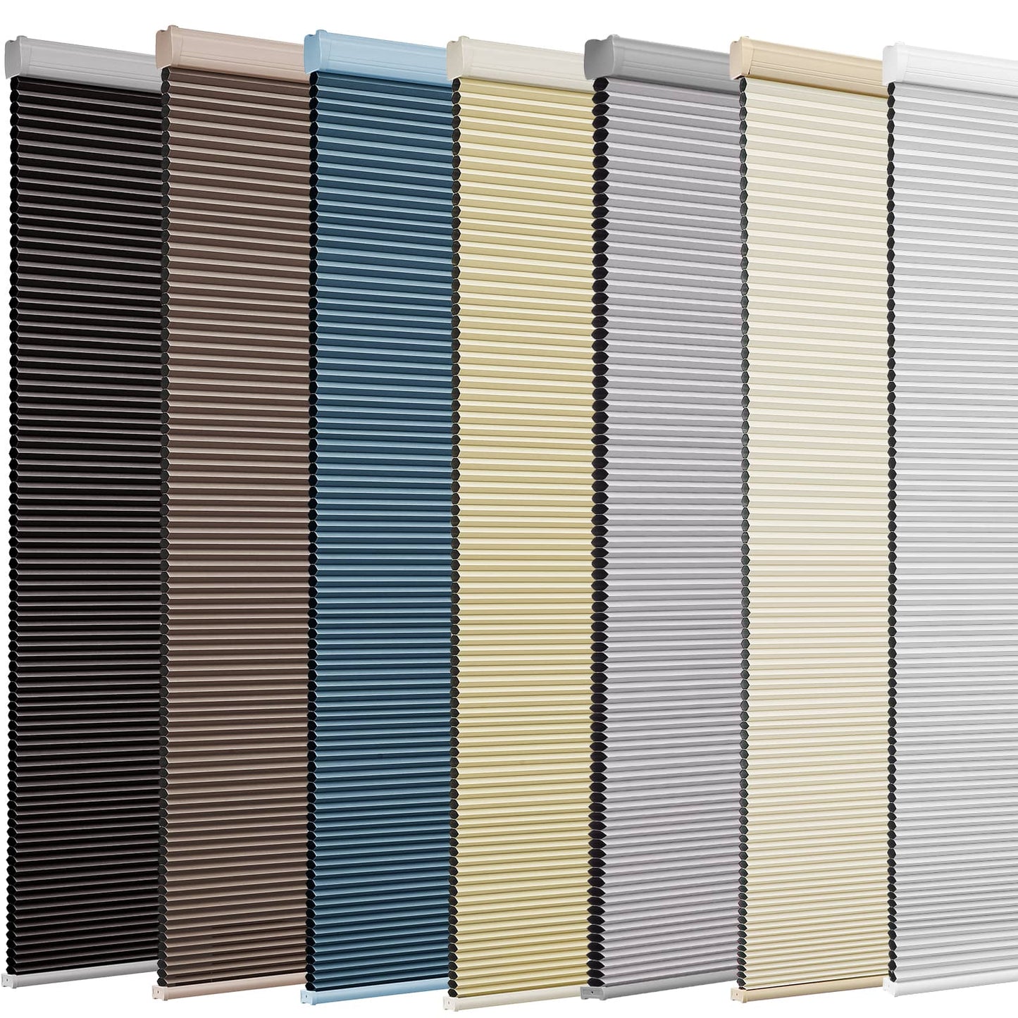 Custom 1 Inch Corded Blackout Cellular Shades