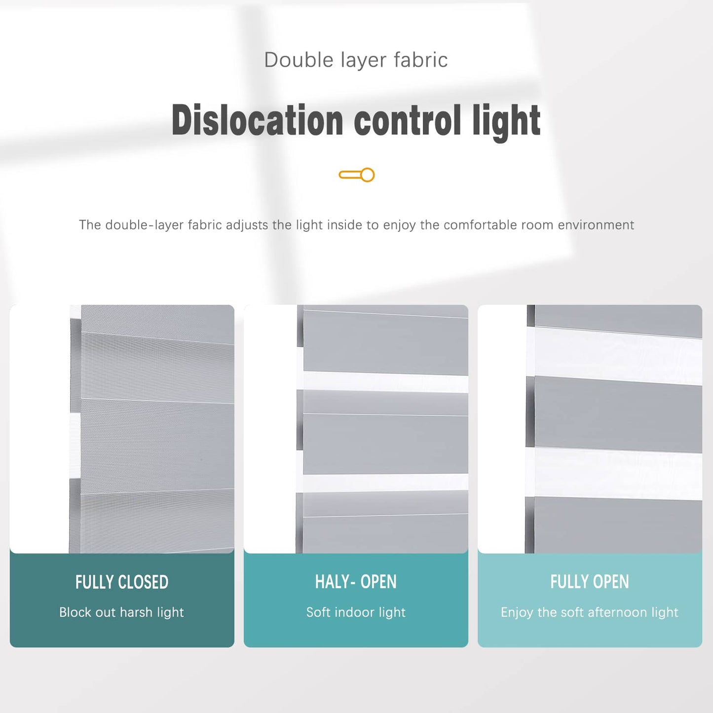 Motorized Blackout Zebra Roller Shades