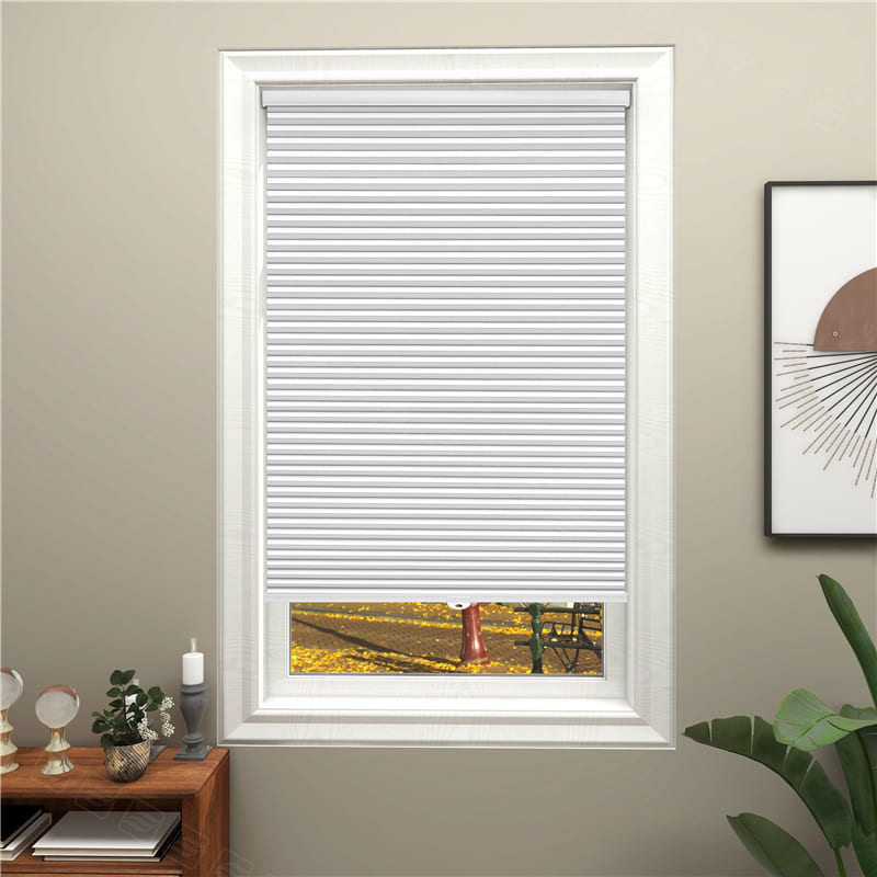 Custom No Drill 1 inch Blackout Cellular Shades Cordless