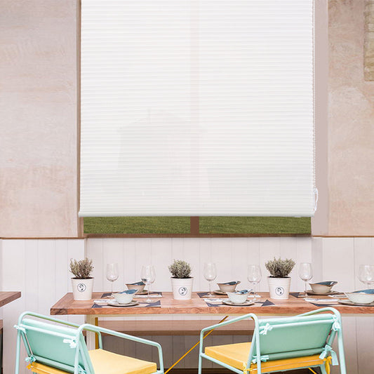 Custom 1 Inch Corded Light Filtering Cellular Shades