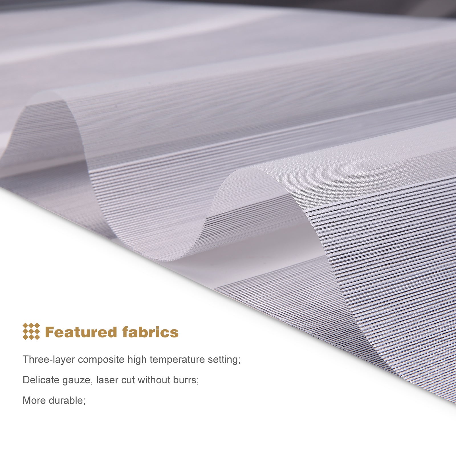 Custom Corded Light Filtering Zebra Roller Shades