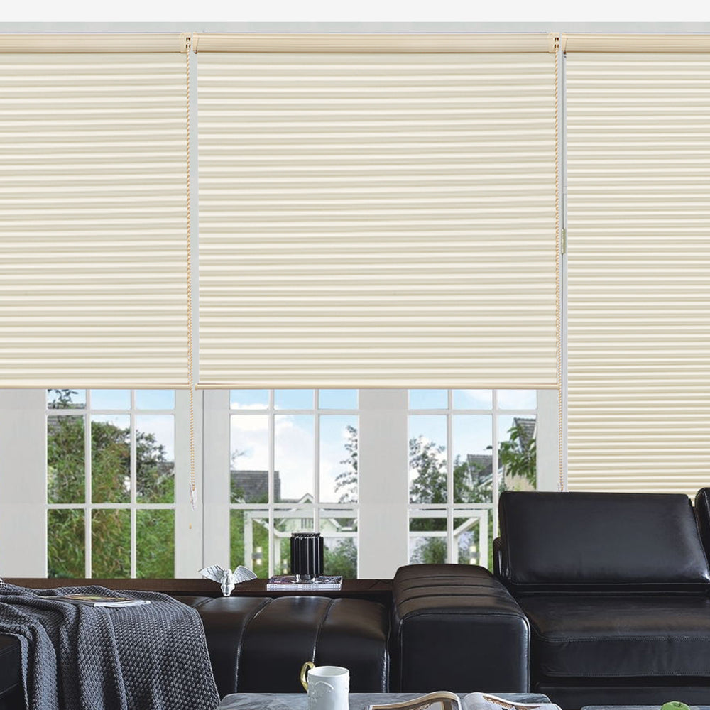 Custom 1 Inch Corded Blackout Cellular Shades