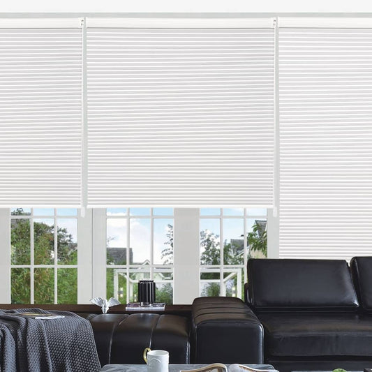 Custom 1 Inch Corded Blackout Cellular Shades