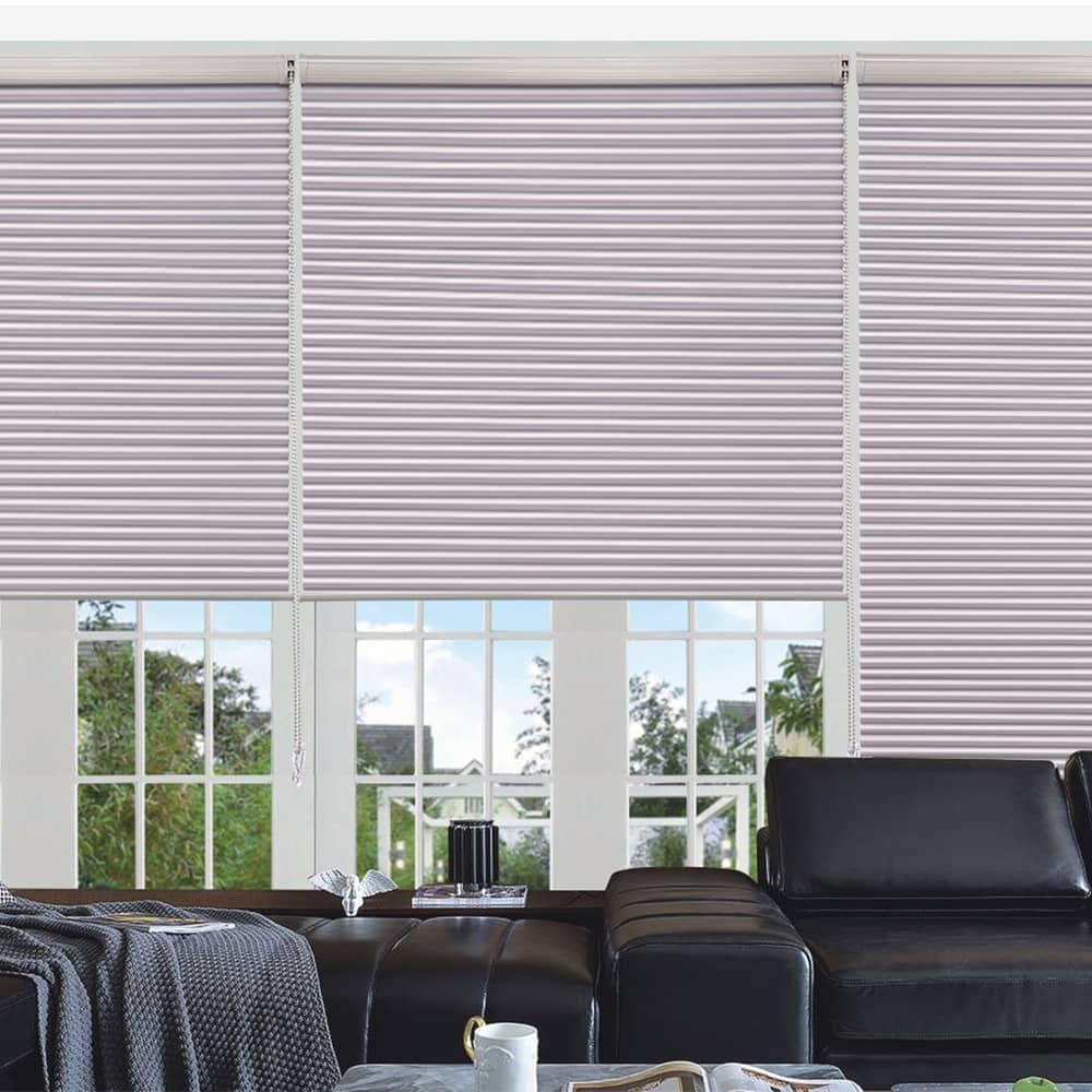 Custom 1 Inch Corded Blackout Cellular Shades