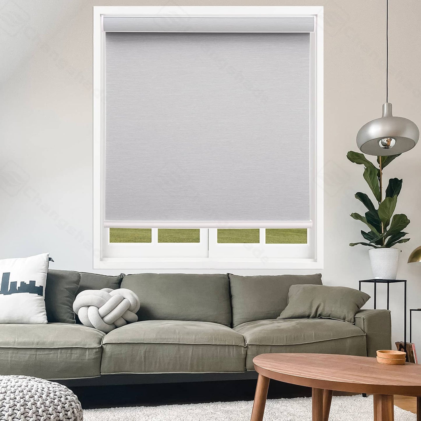 100% Blackout Custom Cordless Roller Shades