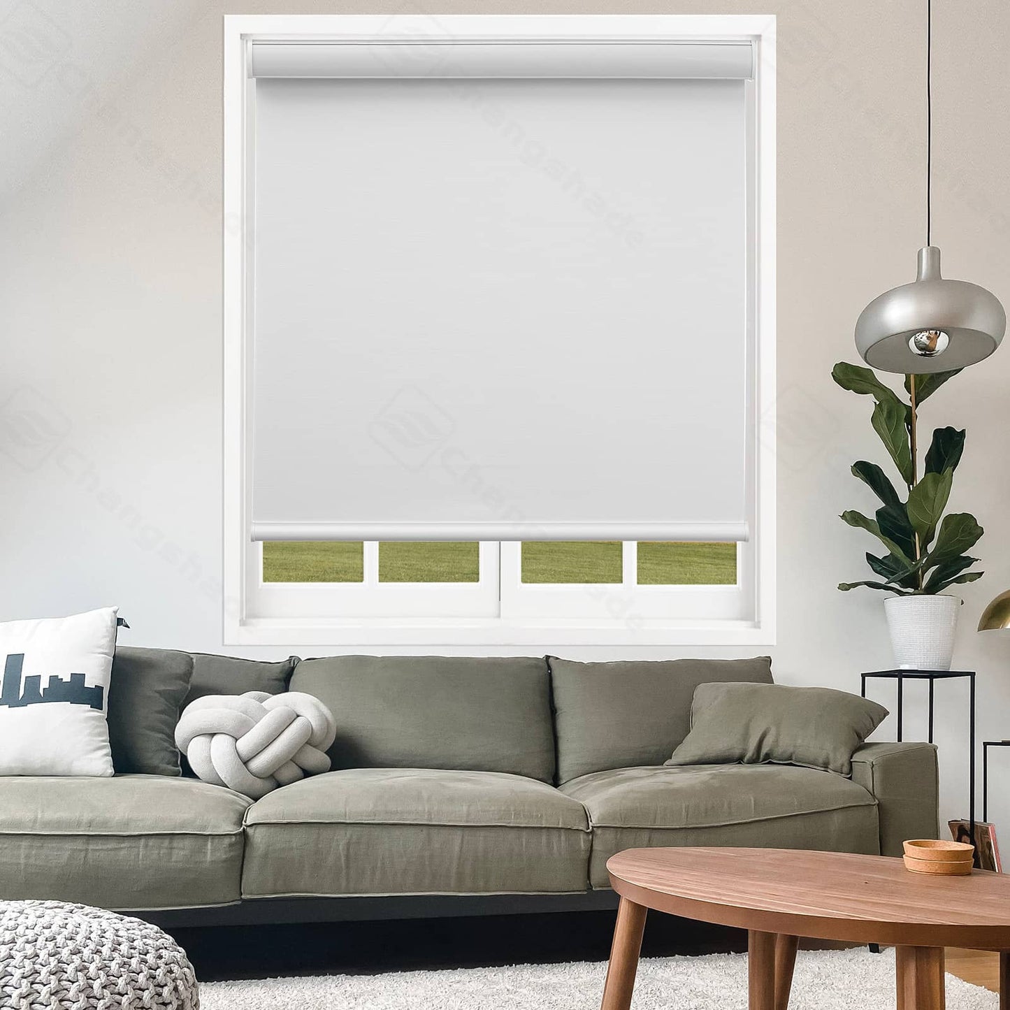 100% Blackout Custom Cordless Roller Shades