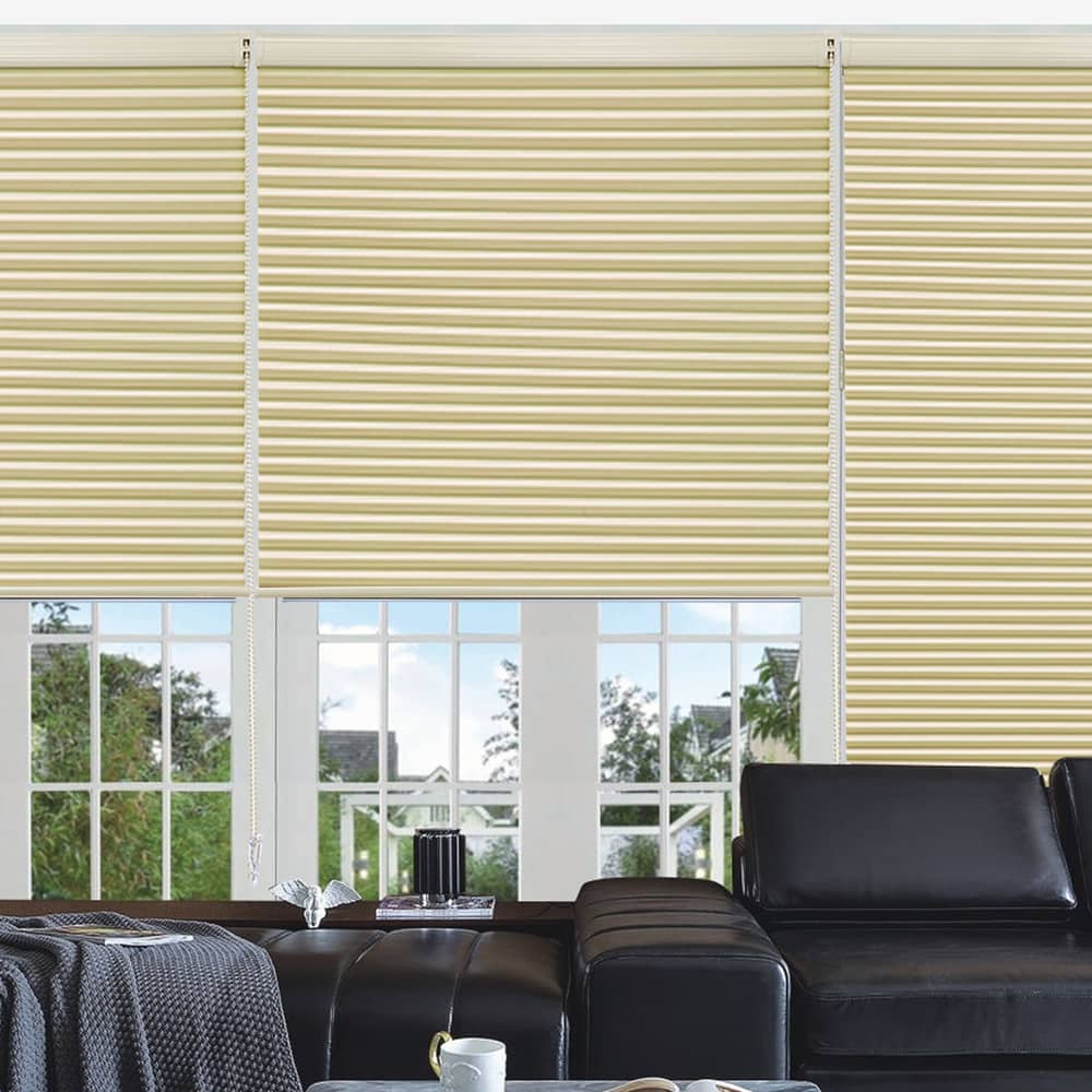 Custom 1 Inch Corded Blackout Cellular Shades