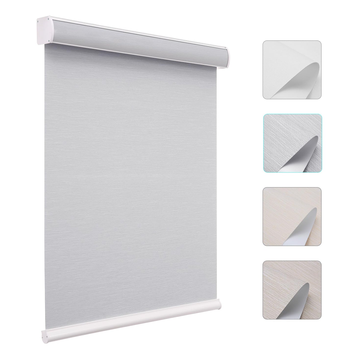 100% Blackout Custom Cordless Roller Shades
