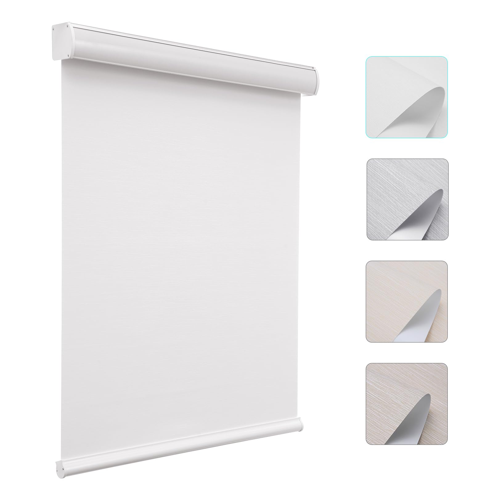 100% Blackout Custom Cordless Roller Shades