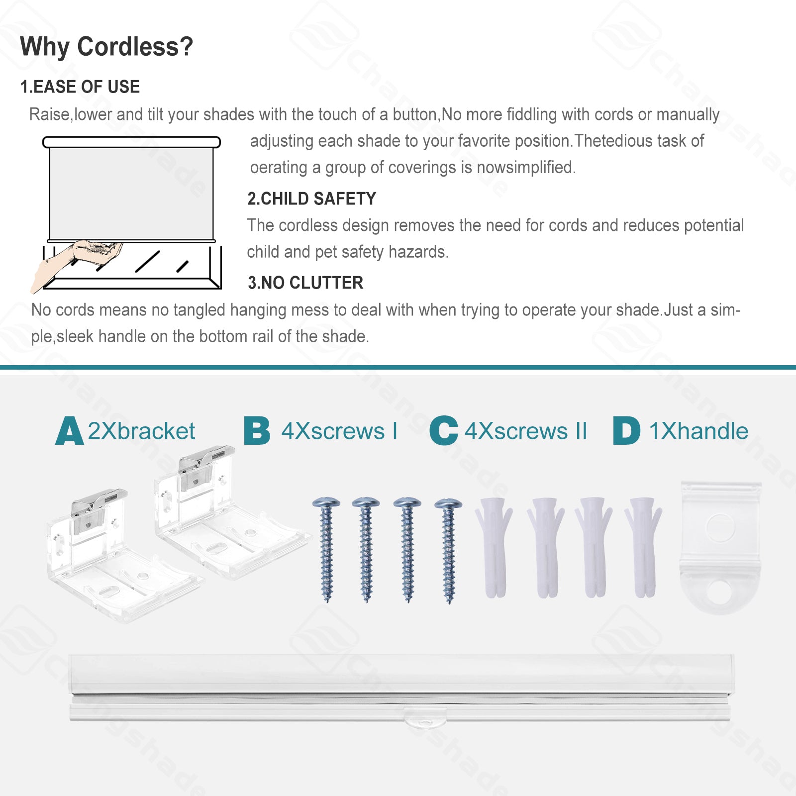 Custom 1.5 inch Cordless Blackout Cellular Shades