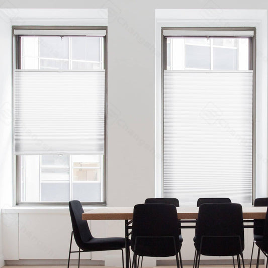 Custom Top Down Bottom Up Light Filtering Cordless Cellular Shades