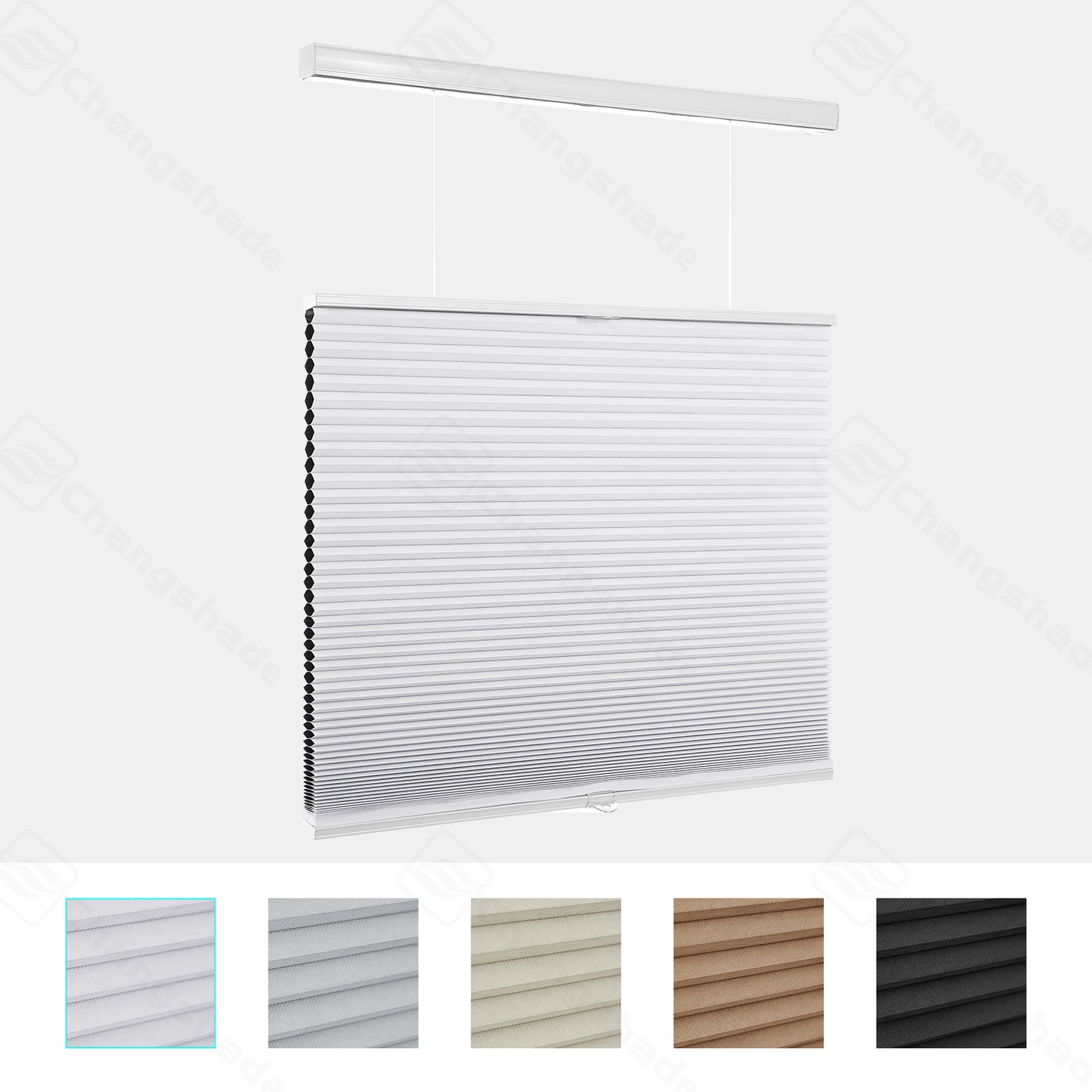 Custom Top Down Bottom Up Blackout Cordless Cellular Shades