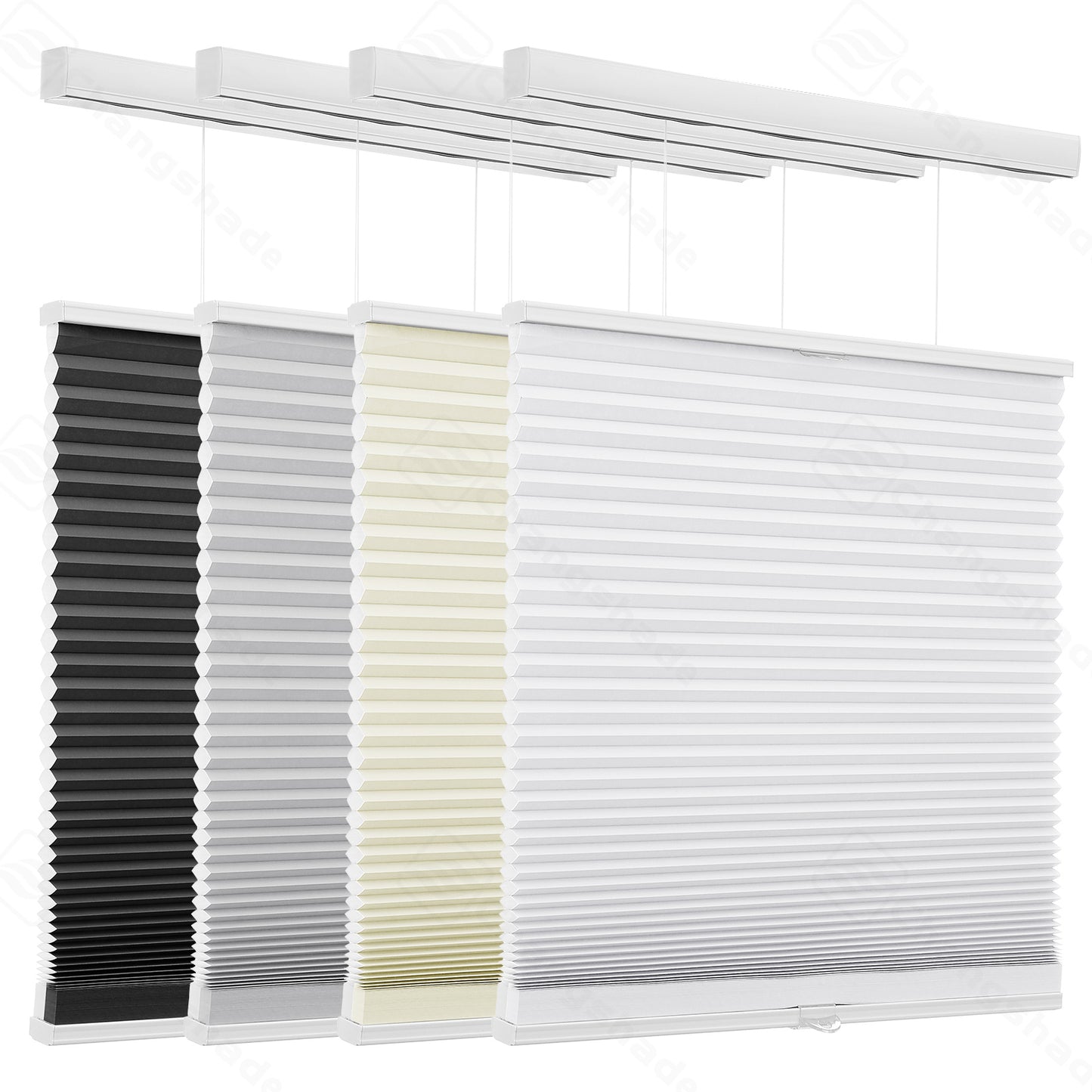 Custom Top Down Bottom Up Light Filtering Cordless Cellular Shades