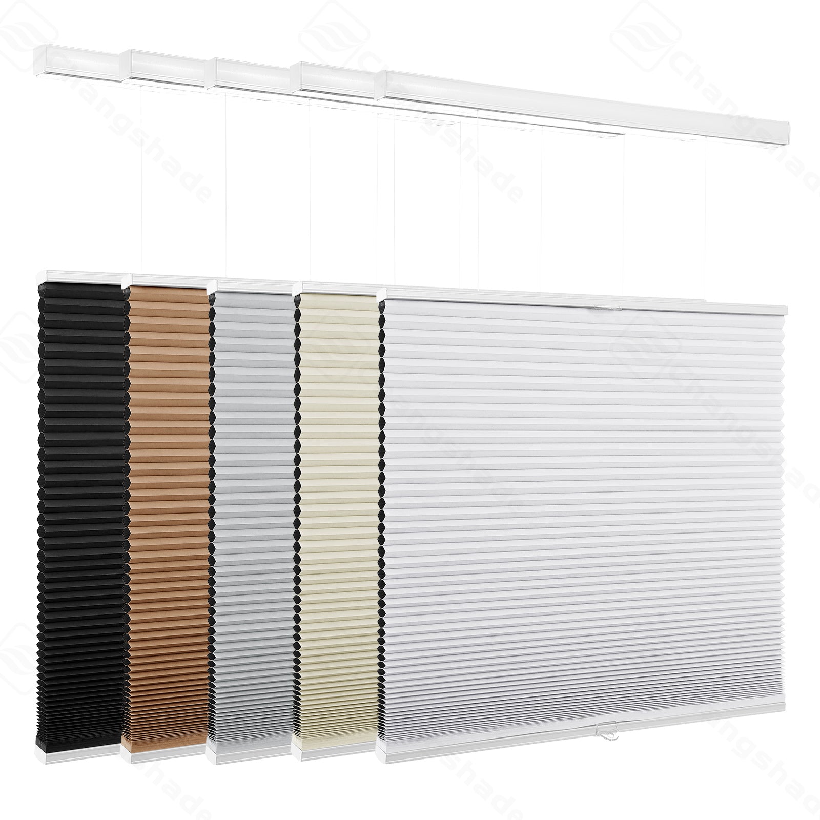 Custom Top Down Bottom Up Blackout Cordless Cellular Shades