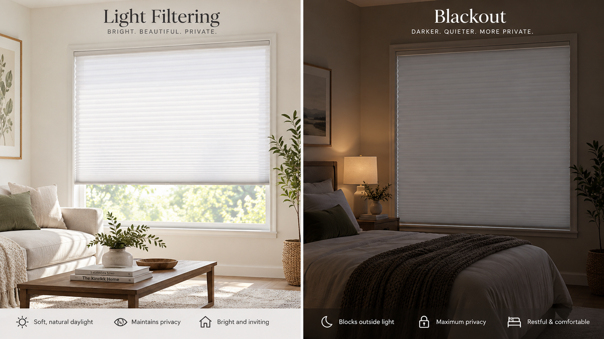 Blackout vs. Light Filtering Shades: Which One Is Right for Your Room?