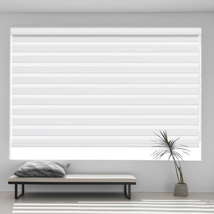 Custom Corded Blackout  Zebra Roller Shades