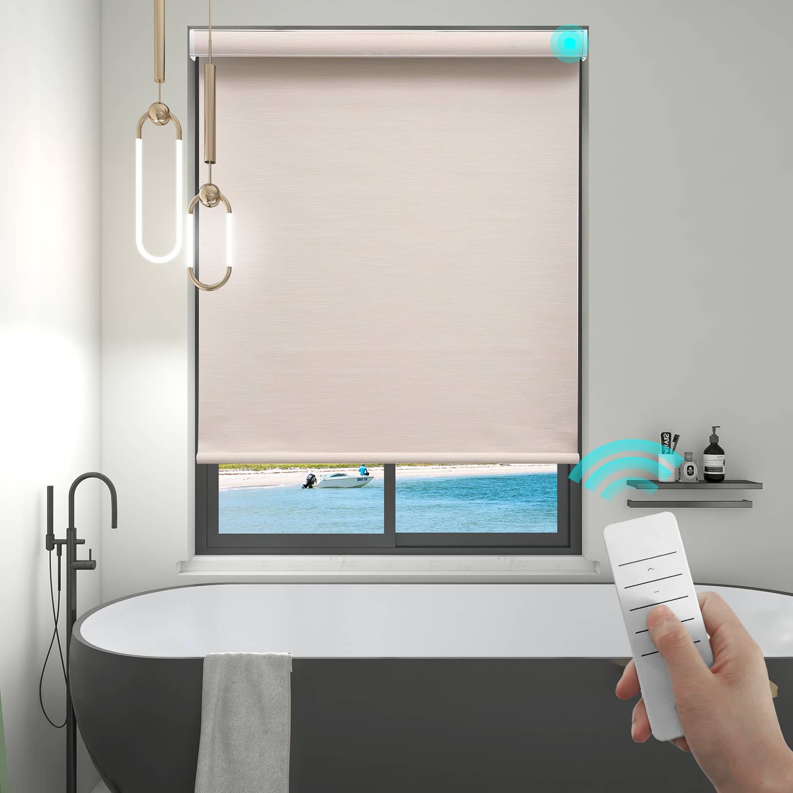 Motorized Blackout Roller Shades