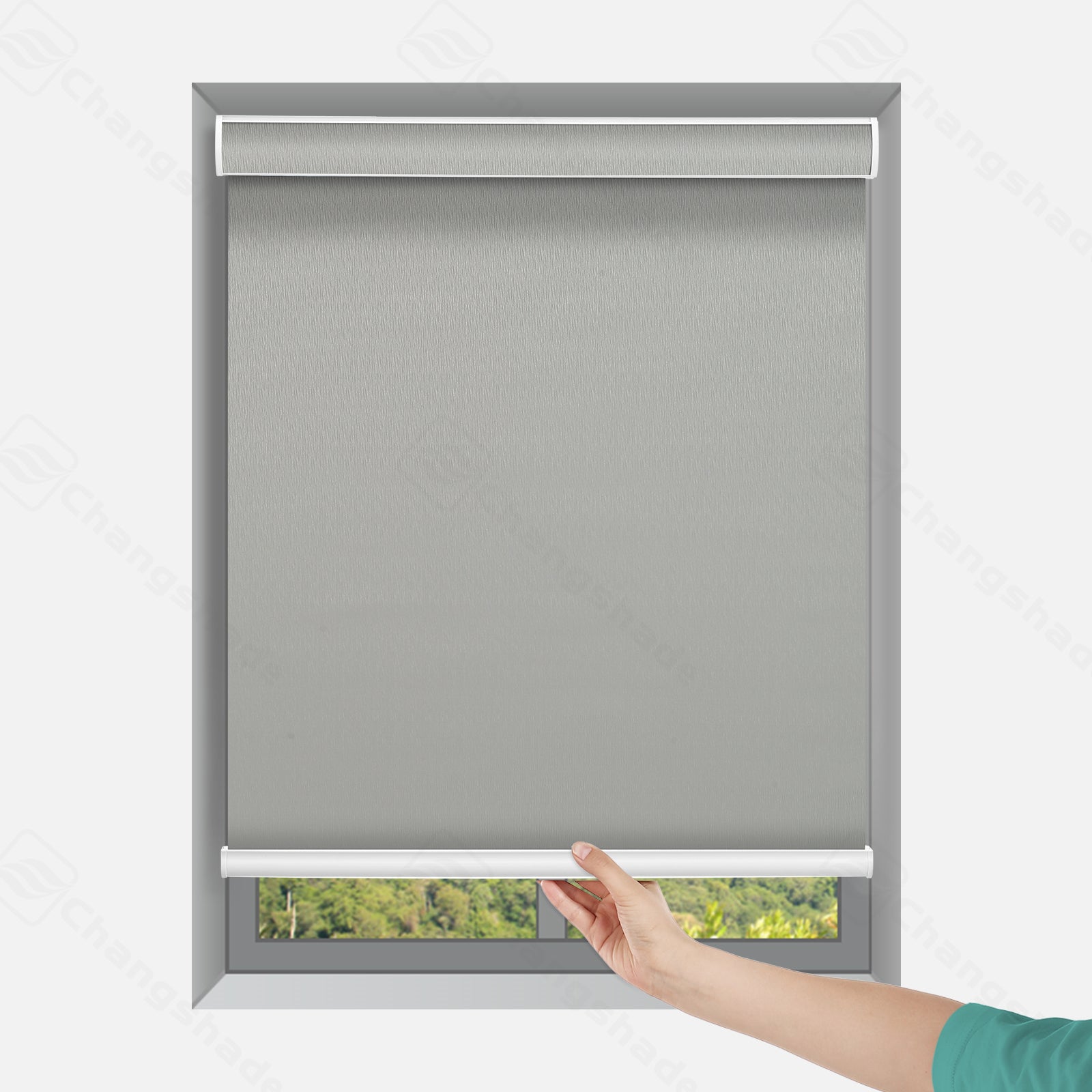 Custom Cordless Blackout & Cover Roller Shades