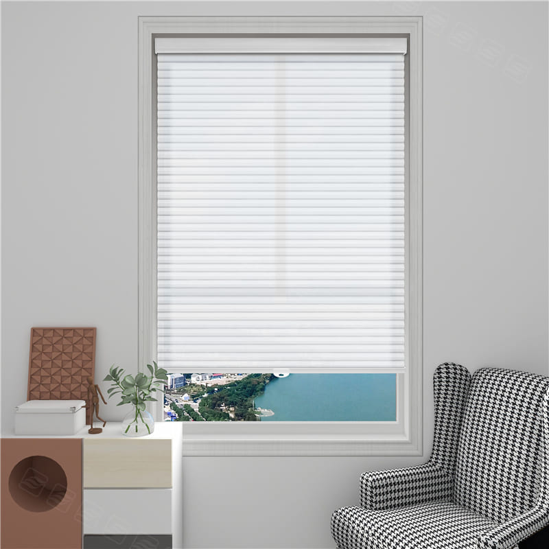 Custom No Drill 1 inch Blackout Cellular Shades Cordless