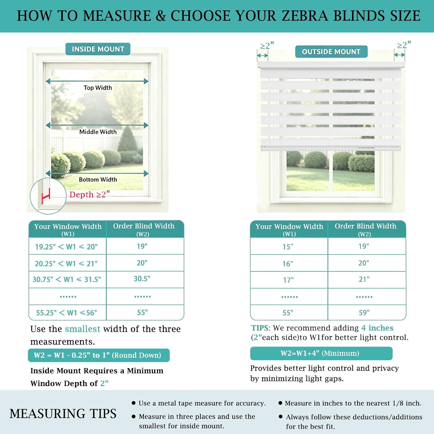 Changshade Cordless Zebra Blinds Light Filtering Dual Layer Zebra Shades