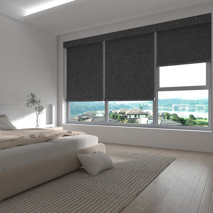 Changshade OMEGA1.0 Custom Smart Blinds with Manual Motorized Blinds with Remote Control, Automatic Window Blinds for Home