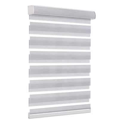 Custom Cordless Light Filtering Zebra Roller shades