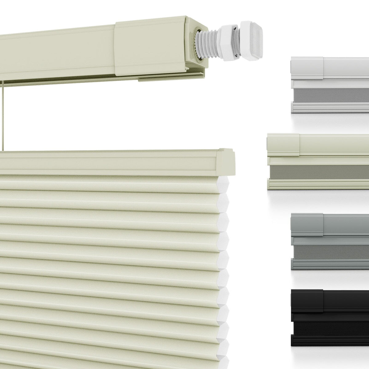 Custom Light Filtering No Drill Cellular Shades Top Down Bottom Up Cordless Blinds