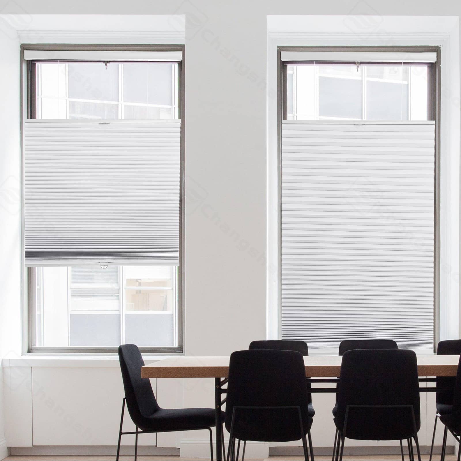 Top down bottom up cellular shades