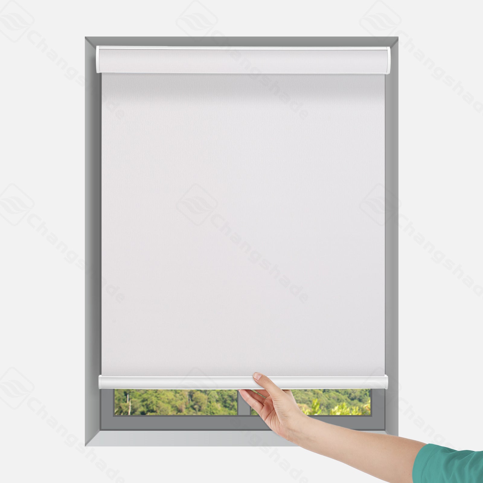 Custom Cordless Blackout & Cover Roller Shades