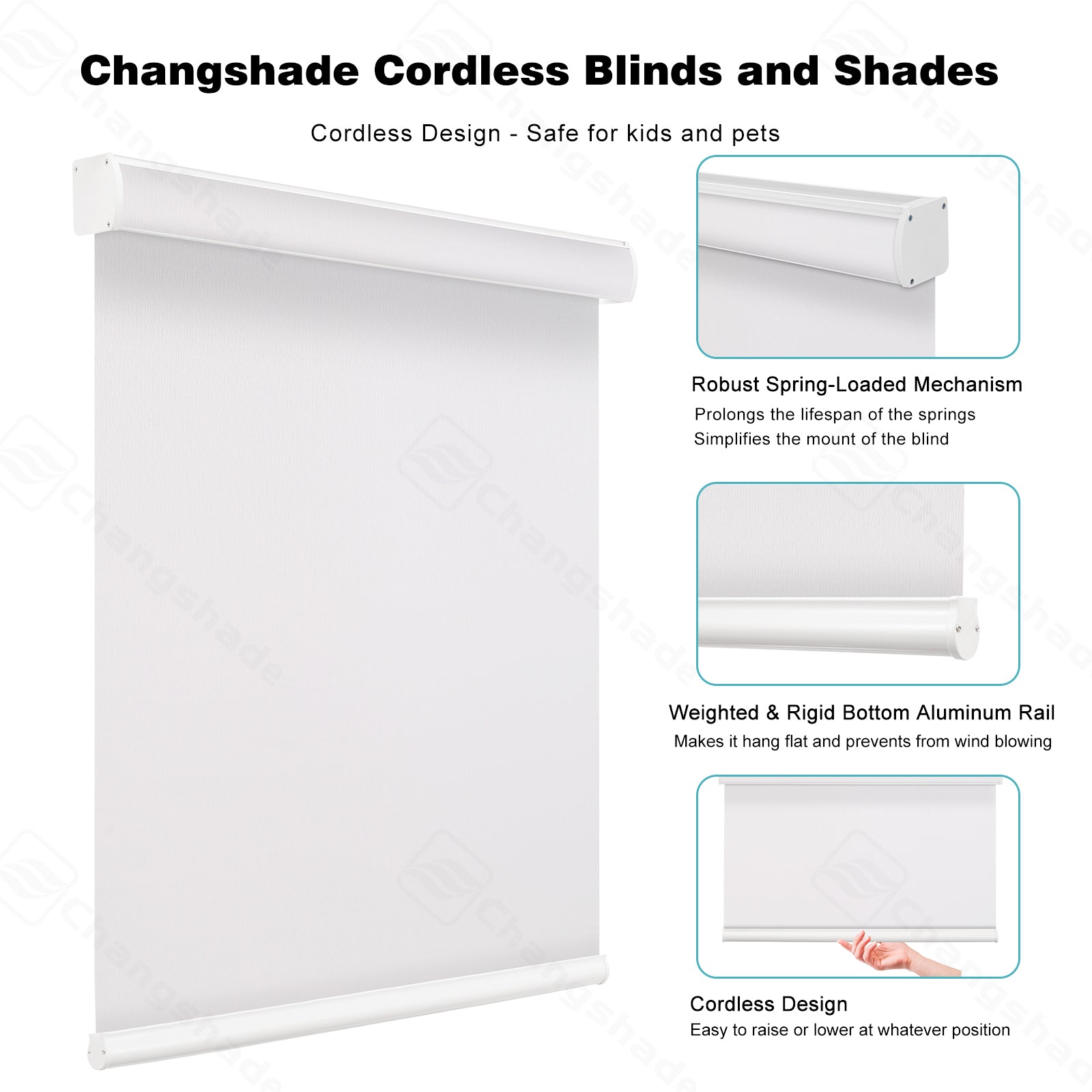 Custom Cordless Blackout & Cover Roller Shades